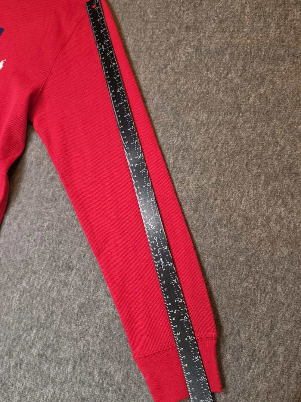 Polo Ralph Lauren Mens Crewneck Sleep Shirt Large Red Long Sleeve Loungewear